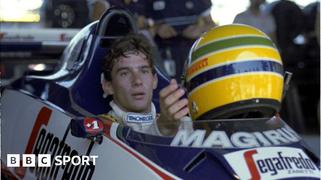 Ayrton Senna: Brazilian's first F1 car driven at Silverstone