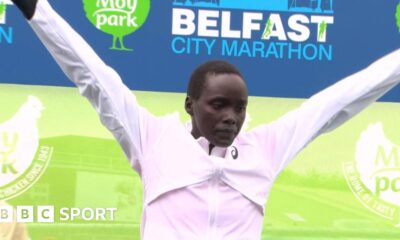 Belfast City Marathon: Kenyans Jepkemei & Kiplimo earn triumphs