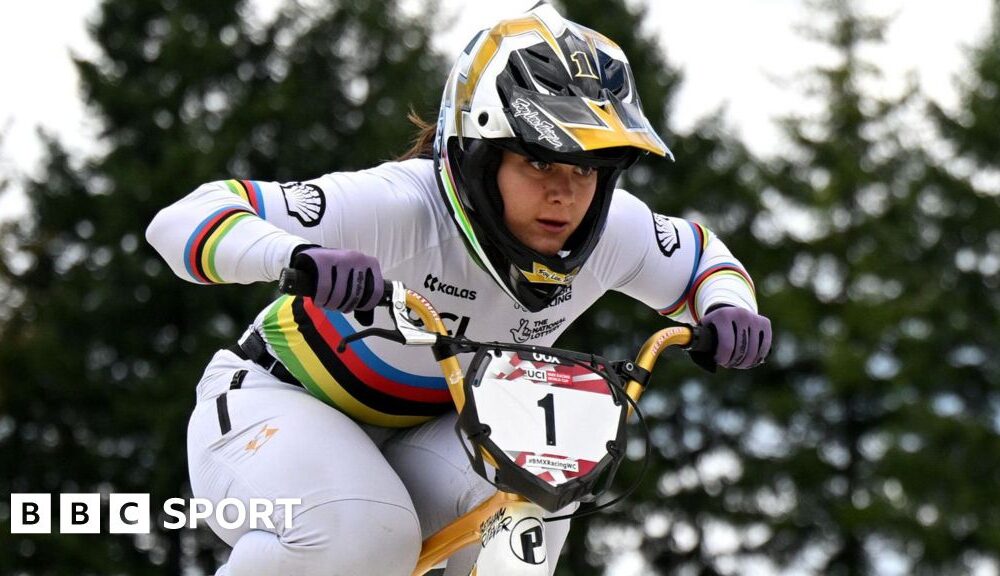 Bethany Shriever: British Olympic BMX champion fractures collarbone