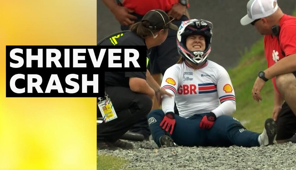 Bethany Shriever: GB Olympic BMX champion breaks collarbone at World Championships