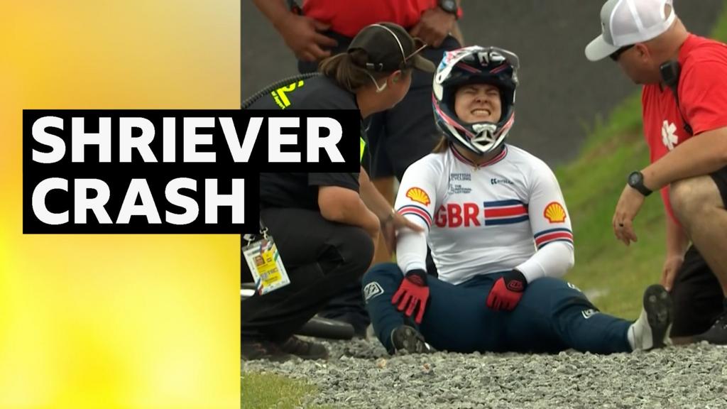 Bethany Shriever: GB Olympic BMX champion breaks collarbone at World Championships