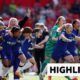 Chelsea thrash Man Utd to win fifth successive WSL title