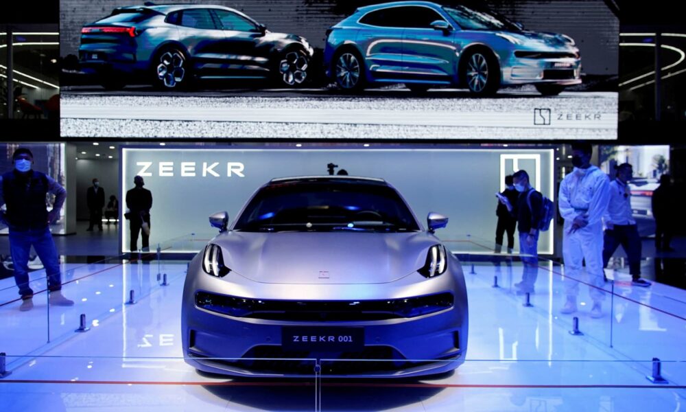 Chinese EV maker Zeekr prices IPO at $21, at the top end of range, reports say