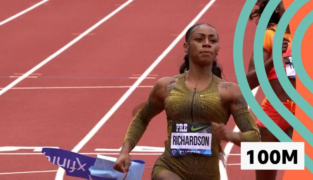 Diamond League Eugene: Sha'carri Richardson beats Dina Asher-Smith in 100m