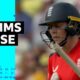 England v Pakistan T20: England's Heather Knight falls for 49