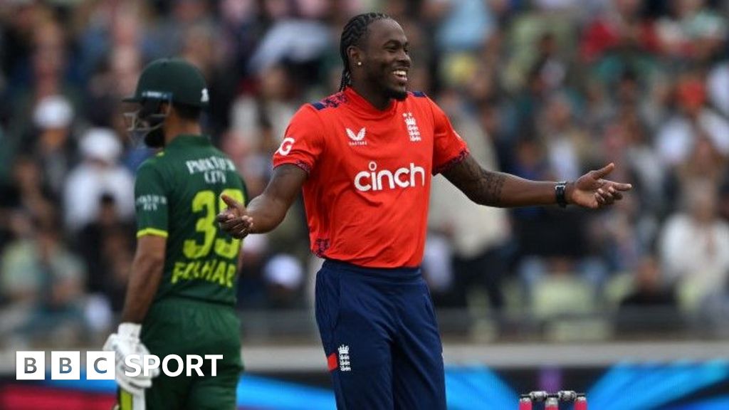 England v Pakistan T20 international: Jofra Archer takes two wickets as hosts win at Edgbaston