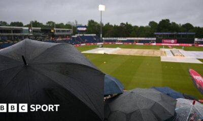 England vs Pakistan: Third T20 abandoned because of rain in Cardiff