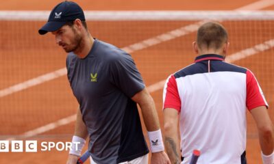 French Open 2024 results: Andy Murray and Dan Evans lose in the doubles