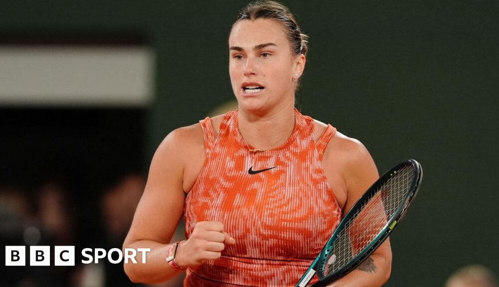 French Open 2024 results: Aryna Sabalenka earns commanding straight-set win