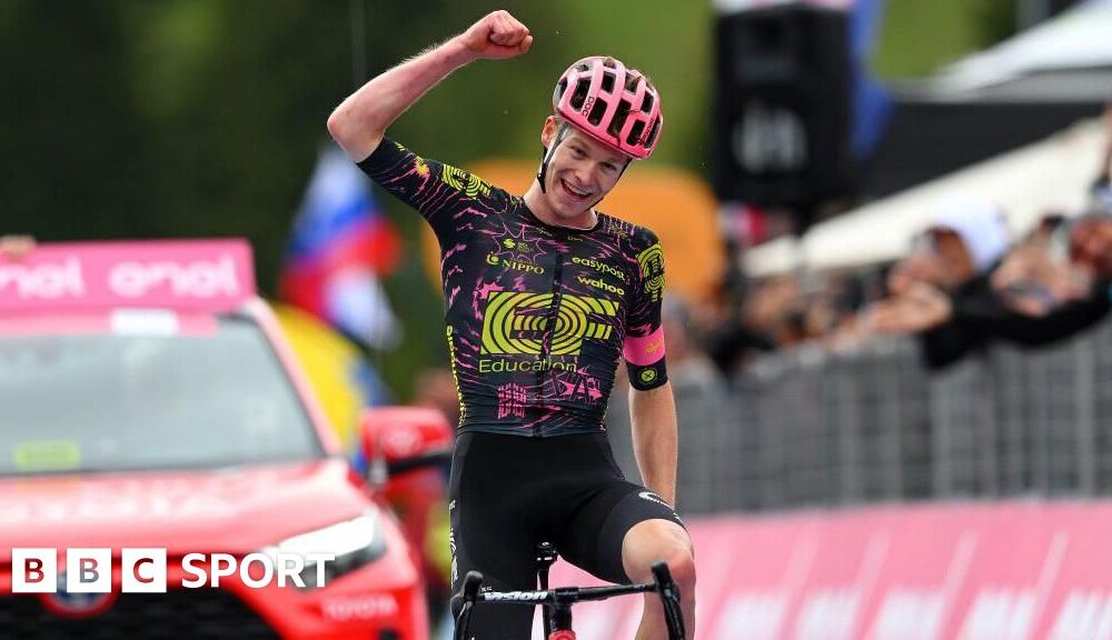 Giro d'Italia: Germany's Georg Steinhauser claims maiden win on stage 17