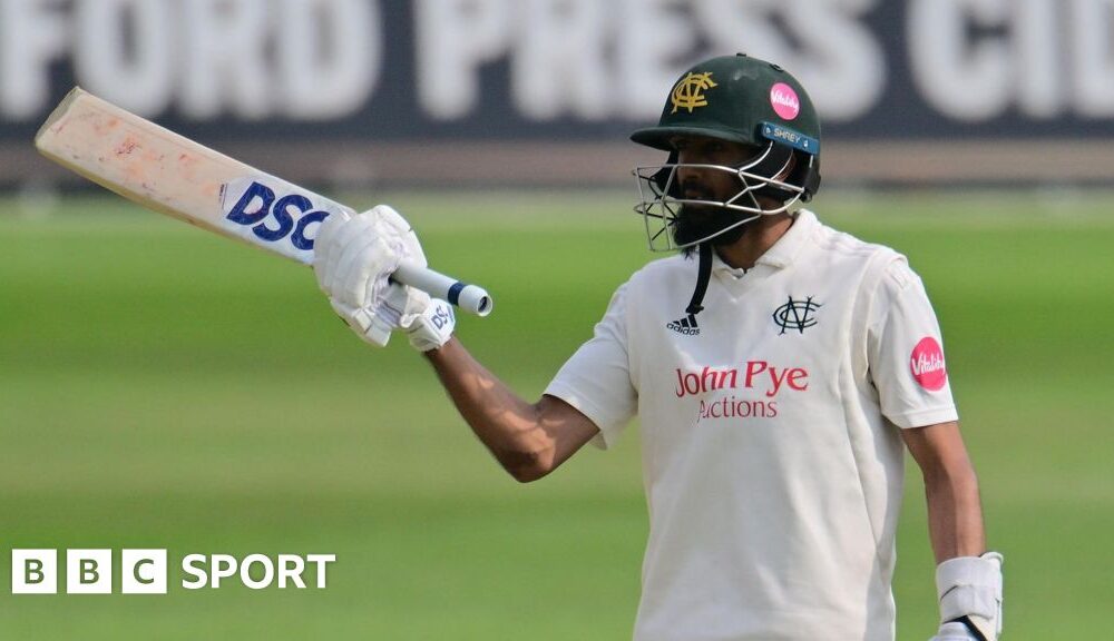 Haseeb Hameed scores ton for Notts against Lancashire