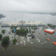 Cars completely covered by floodwater in Porto Alegre (Mauricio Tonetto/Government of Rio Grande do Sul courtesy)