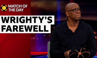 Ian Wright's emotional Match of the Day montage