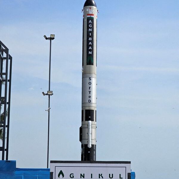 Indian space startup Agnikul launches country's second privately built rocket