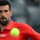 Italian Open: Novak Djokovic hit by bottle after win over Corentin Moutet