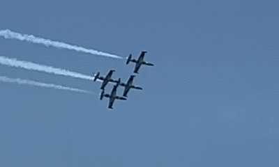 Jets Abort Formation as Wings Touch During Fort Lauderdale Airshow