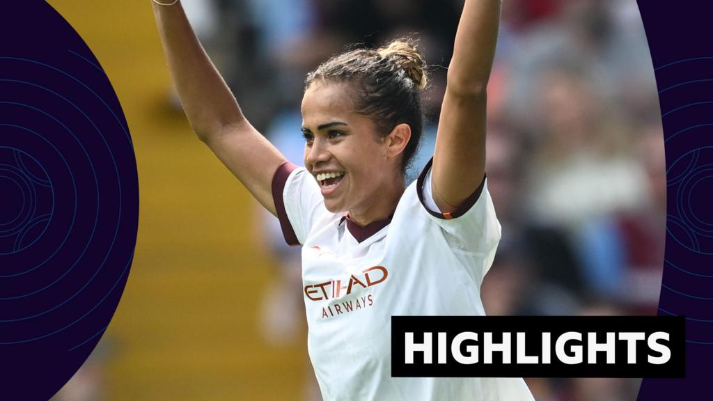 Man City victory at Aston Villa not enough to clinch WSL title