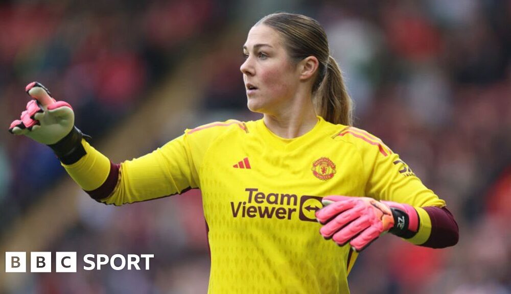 Mary Earps: England goalkeeper says her Manchester United future is 'up to the club'