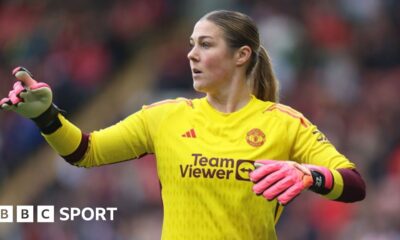 Mary Earps: England goalkeeper says her Manchester United future is 'up to the club'