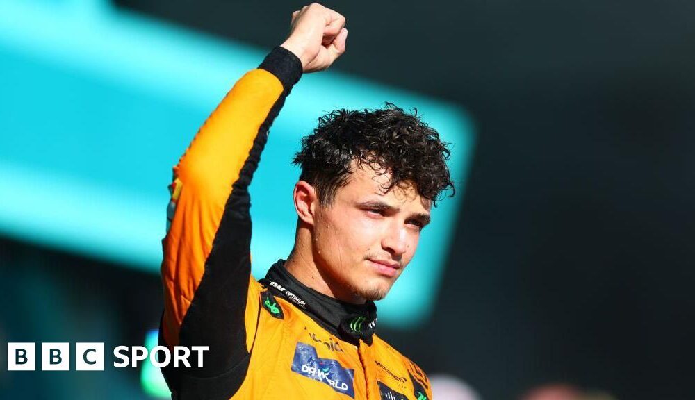 Miami Grand Prix: Lando Norris says maiden win was 'long time coming'