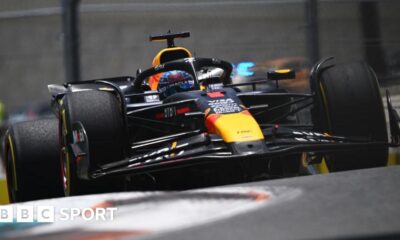 Miami Grand Prix: Max Verstappen fastest in practice from Oscar Piastri