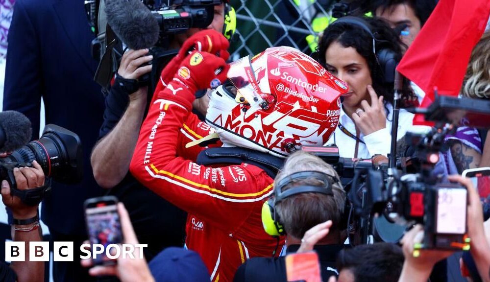 Monaco Grand Prix: Charles Leclerc wins after Sergio Perez crash