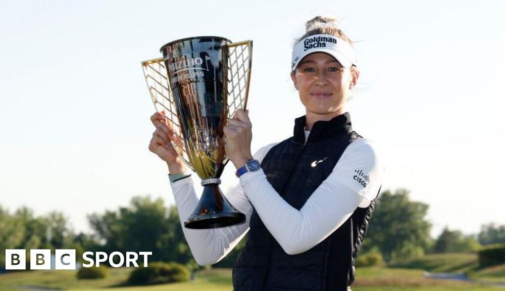 Nelly Korda: World number one wins Americas Open for sixth win in seven tournaments