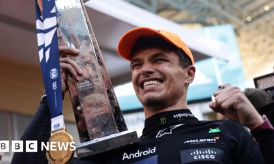 Norris thought about trophy lift during F1 race win