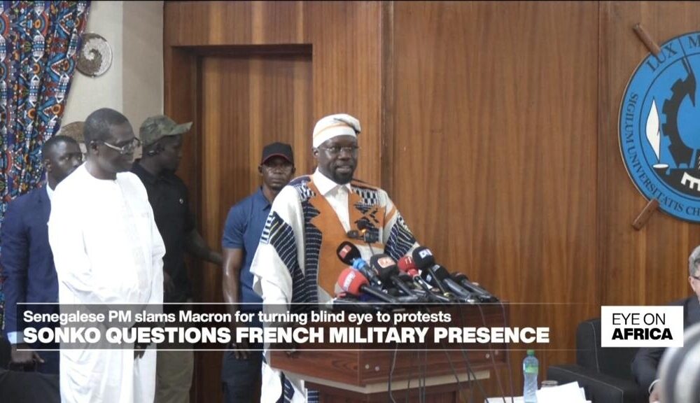 Senegalese PM Ousmane Sonko questions French military presence