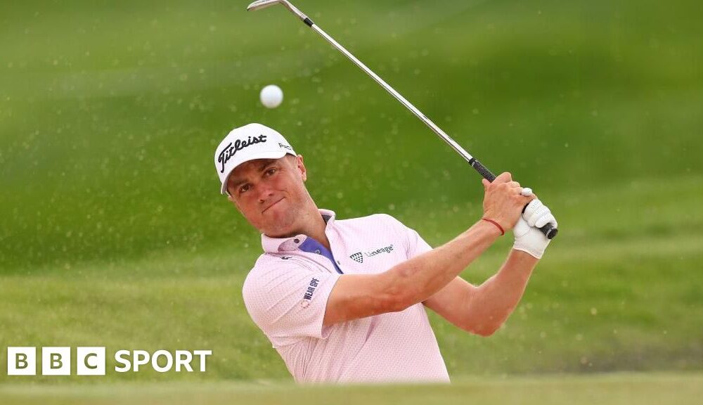 US PGA Championship: Justin Thomas to watch Leeds United play-off after opening round