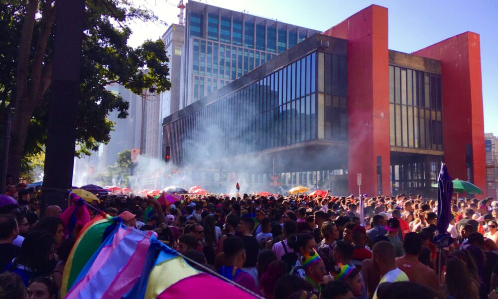 LGBT+ pride parade on Avenida Paulista, in São Paulo (Thiago Alves/Brazil Reports)