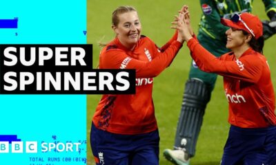 Women's T20: Spinners on top as England thrash Pakistan