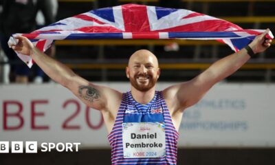 World Para Athletics Championships: Dan Pembroke retains javelin title