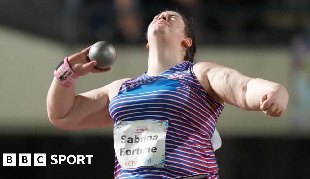 World Para Athletics Championships: Sabrina Fortune sets world record to win shot put gold