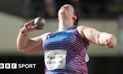 World Para Athletics Championships: Sabrina Fortune sets world record to win shot put gold