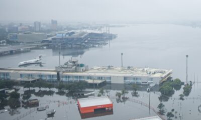 Flooding at Porto Alegre Airport (Mauricio Tonetto / Government of Rio Grande do Sul courtesy)