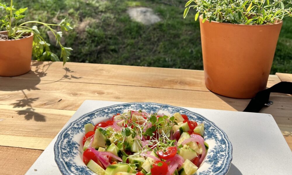 Crunchy Cucumber Tomato Salad - Nutrition Stripped