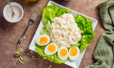 Easy Keto Tuna Salad with Boiled Eggs