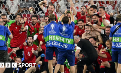 Euro 2024: "Best day in their lives" as Georgia stun Portugal and Cristiano Ronaldo