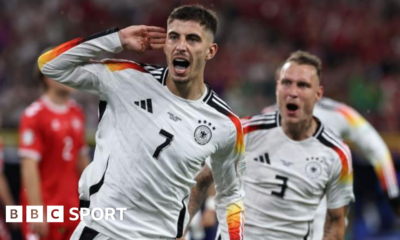 Euro 2024: Germany 2-0 Denmark - Danes fury as belief grows for hosts