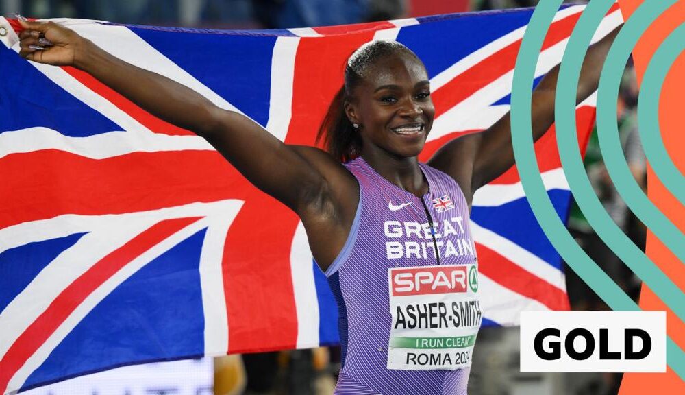 European Athletics Championship 2024: Dina Asher-Smith wins 100m gold