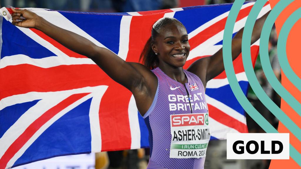 European Athletics Championship 2024: Dina Asher-Smith wins 100m gold