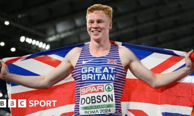 European Athletics Championships 2024: Britons Charlie Dobson and Molly Caudery win medals