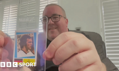 Football stickers: Darts star Stephen Bunting on his collecting love