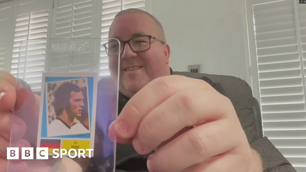 Football stickers: Darts star Stephen Bunting on his collecting love