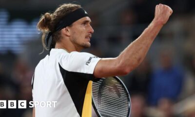 French Open 2024: Alexander Zverev beat Holger Rune in 01:40 finish