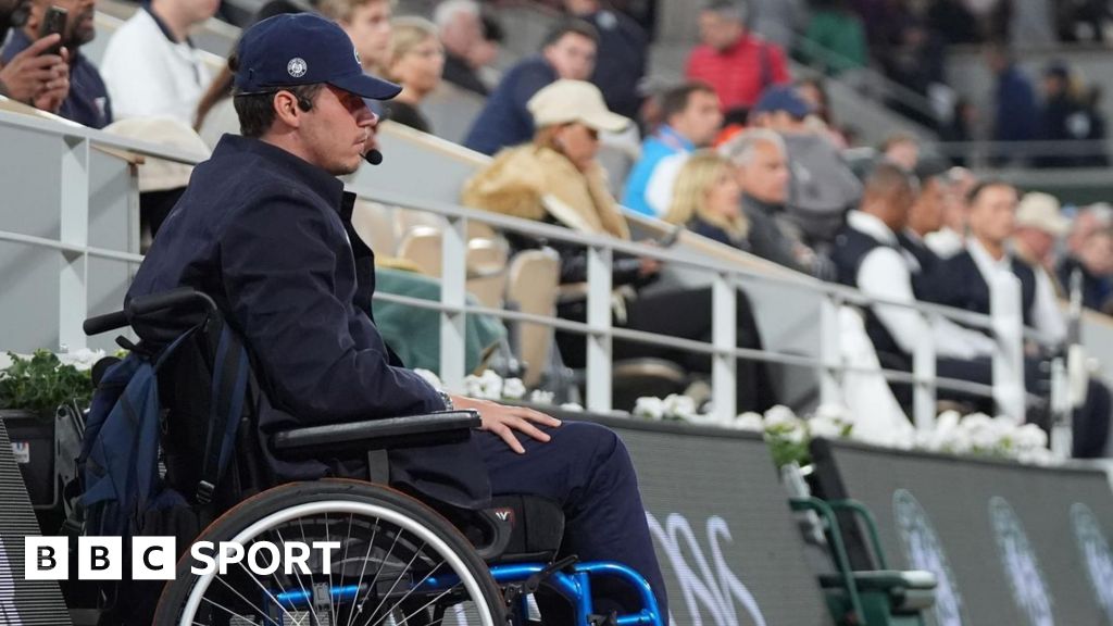 French Open 2024: Lucas Feron is first wheelchair user to officiate at Grand Slam