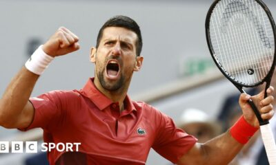 French Open 2024 results: Novak Djokovic beats Francesco Cerundolo at Roland Garros