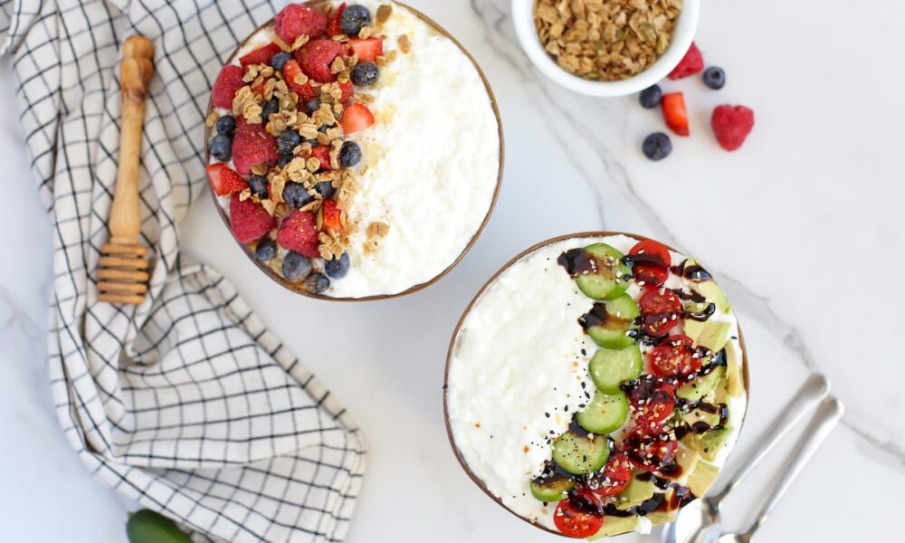 High Protein Cottage Cheese Bowls