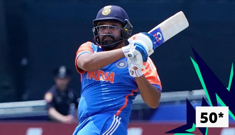 ICC Men's T20 World Cup: Rohit Sharma hits 'extraordinary' half century